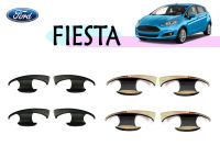 Ford Fiesta เบ้ารองมือ เบ้ากันรอย เบ้ามือจับประตู ชุบโครเมี่ยม+ดำด้าน