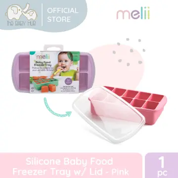 Silicone Baby Food Freezer Tray with Lid – Meliibaby