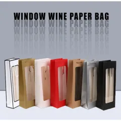 Paper Bag Eco Friendly Window Clear Gift Bags for Gifts Toys Flower Ba –  Airmonic Gift Shop