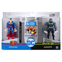 DC Comics 4-Inch Superman vs. Darkseid Action Figure 2-Pack Kack 30ex หุ่น ฟิกเกอร์ ซูเปอร์แมน และ ดาร์คไซด์ ดีซี คอมิค ของแท้