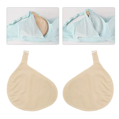 Silicone Breast Protective Pocket for Mastectomy Spiral Hook Portable Prosthesis Breast Protection Bag S/ L Size /ATR / CT