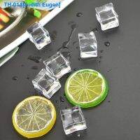 ❁ Luminous ice cube diy simulation transparent color ice cube resin accessories can be used as pen holders and night lights for childrens toys