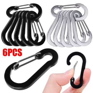 Aluminum Alloy Fishing Rod Hanging Clamp Device with Carabiner