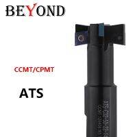 BEYOND ATS T เครื่องตัดมิลลิ่งสล็อต Shank CNC Groove Tool Holder 21 25 32 36 40 50 60 mm ใช้ CPMT CCMT Carbide Inserts End Mill