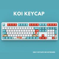 KOI keycap 104-keys XDA profile PBT ระเหิด OEM kepcaps สำหรับ GK61 RK61 87 104คีย์บอร์ดเครื่องกล