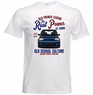 Pakaian Merek Terbaru Kaus Musim Panas Kaus Hip Hop Fitness Vintage French Car 5 Gt Turbo Real Power Katun Baru Leher O Kaus S-4XL-5XL-6XL