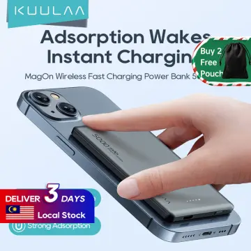 KUULAA Magsafe Power Bank 5000mAh Magnetic Wireless Phone Charger
