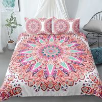 Mandala Duvet Cover Bohemian Sets Polyester Comforter Cover King Queen Full Double Twin Quilt Cover Bedding Set