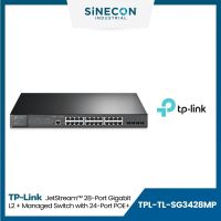 มีบริการส่งด่วนภายในวัน - TP-Link รุ่น TL-SG3428MP JetStream 28-Port Gigabit L2+ Managed Switch with PoE+ By Sinecon