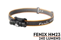 Fenix ​​​​HM23 ไฟหน้าแบบกะทัดรัดสำหรับเดินป่าและวิ่ง