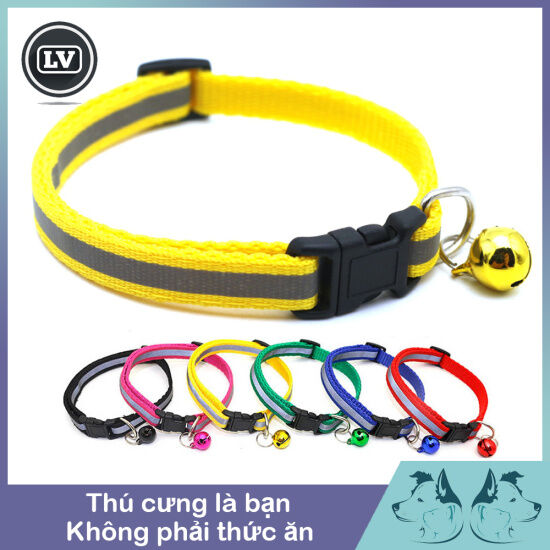 Vòng cổ phản quang cho chó mèo - màu ngẫu nhiên  khách chọn màu ib riêng - ảnh sản phẩm 4