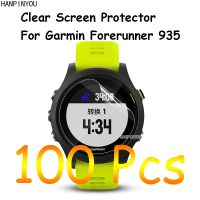 卐 100 Pcs/Lot For Garmin Forerunner 935 935XT FR935 SmartWatch HD Clear Screen Protector Protective Film Guard Cleaning Cloth