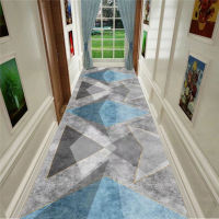 Modern Aisle พรมยาว Runner หรูหราตกแต่งโรงแรม Entrance Hallway Corridor Non-Slip Mat ห้องนอนข้างเตียงพรมห้องนั่งเล่น