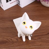 Practical Cartoon Cat Shape Designed Daily Use Door Stopper Home Decoration (White)