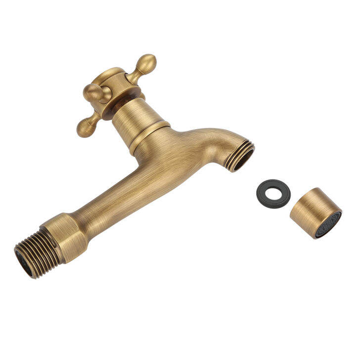 zerone-vintage-faucet-wall-mounted-vintage-solid-brass-faucet-single-cold-water-tape-for-kitchen-sink-mop-pool