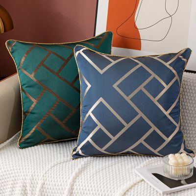 【SALES】 Light luxury high-end sofa back cushion pillow cover without core model room living simple