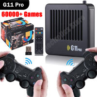 G11 Pro เกมกล่องคอนโซลวิดีโอเกม 9.0 4K HD เกม Stick Dual 2.4G Wireless Controller เกมคลาสสิกสำหรับ PS1 Psp