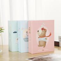 1PCS 100 Sheets Cartoon Photo Album 6 inch Scrapbook Kids Birthday Memory Book Storage Family Wedding Child Album Random Send