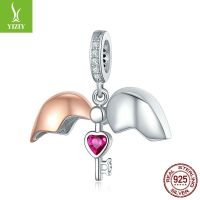 [COD] Cross-border accessories love key can open diy handmade 925 silver bracelet necklace SCC844