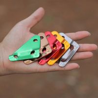 1pc Camping Tent Triangle Wind Rope Buckle Adjust Rope Length Buckle Non-Slip Aluminum Alloy Wind Rope Stopper