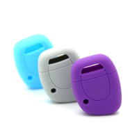 【CW】Silicone Key Case Fob Cover for Renault Twingo Clio Kangoo Twingo 1 Button Remote Key Shell Skin Holder Prote. bookmarks