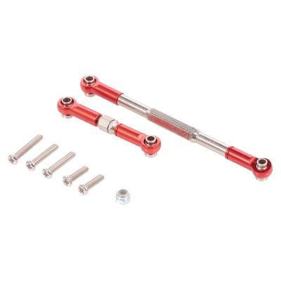 RC Steering Rod CNC Machining Aluminum Alloy Steering Linkage Rod Set for WPL 1608T RC Truck RC Steering Linkage Set