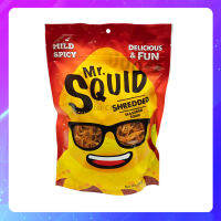 ปลาหมึกอบแห้งรสเผ็ด เคี้ยวเพลิน Mr.Squid Shredded Mild Spicy ขนาด 240g