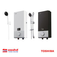 TOSHIBA เครื่องทำน้ำอุ่น รุ่น DSK38ES5KW DSK38ES5KB กำลังไฟ 3800 w / 4500 วัตต์ โตชิบา DSK45ES5KW DSK45ES5KB