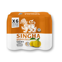 ใหม่ล่าสุด! สิงห์ ยูสุเลมอน โซดา 330 มล. x 6 กระป๋อง Singha Yuzu Lemon Soda 330 ml x 6 Cans สินค้าล็อตใหม่ล่าสุด สต็อคใหม่เอี่ยม เก็บเงินปลายทางได้