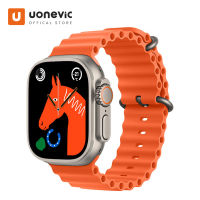 Uonevic นาฬิกาสมาร์ทwatch MT8 Ultra 8 Smartwatch โหมดกีฬาหลายบลูทูธโทรซีรีส์8ดูสมาร์ท SOS อุณหภูมิของร่างกายกันน้ำ