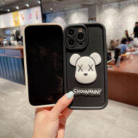 Filin เคสเรียบมีรูขนาดใหญ่ลายสัตว์เคลื่อนไหวแบบคลาสสิกเต็มขอบ Apple iPhone 15 14 13 11 Pro Max PIus Huawei Mate เคสครอบโทรศัพท์