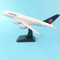 เยอรมัน Air Lufthansa Airways โบอิ้ง747 20ซม. โลหะเครื่องบินรุ่น B747 400สายการบินเครื่องบินรุ่น W ขาตั้งเครื่องบินของขวัญของเล่น