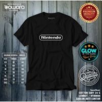 เสื้อยืดพิมพ์ลายแฟชั่น เสื้อยืด พิมพ์ลายโลโก้ NINTENDO เรืองแสงในที่มืด  3PTX