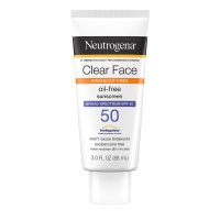 Neutrogena Clear Face Liquid Lotion Sunscreen With SPF 50 3 oz (88 ml)