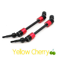 สีเหลืองเชอร์รี่【ใหม่】 Universal Drive Shaft Cvd เพลาเกียร์สำหรับ1/10 Traxxas 5451x E-Revo Summit E S รถ Rc อุปกรณ์เสริมอุปกรณ์ครัว Kitchen Supply