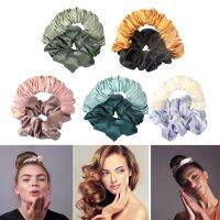 [ABLE] ผู้หญิงผ้าไหม Scrunchy MulticolorBand HeadwearTiesStyling Toolsbarn Maker สำหรับ FashionHairstyle Design