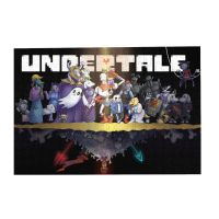 Undertale บอร์ดสุนัขจิ้งจอกตัวต่อจิกซอว์ S ของเล่นเด็กผู้ชายปริศนา1000ชิ้นการศึกษาระดับปฐมวัยของขวัญตัวต่อจิกซอว์