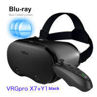 VRGPRO X7 3D VR Headset Smart Glasses Helmet For Smartphones Cell Phone Mobile 7 Inches Lenses Binoculars With Controllers