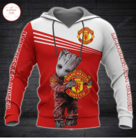 3D HOODIE-  XZX180305   man chester United Premier League Classic 3D Hoodie 12