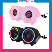 OKER SP-859 Speaker LED ชุดลำโพงไฟเรืองแสง