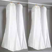 Large for Wedding Dress Dust Cover Zipper Gown Dustproof Cover Storage Bag Foldable Garment Clothes Case Protector Wardrobe Organisers