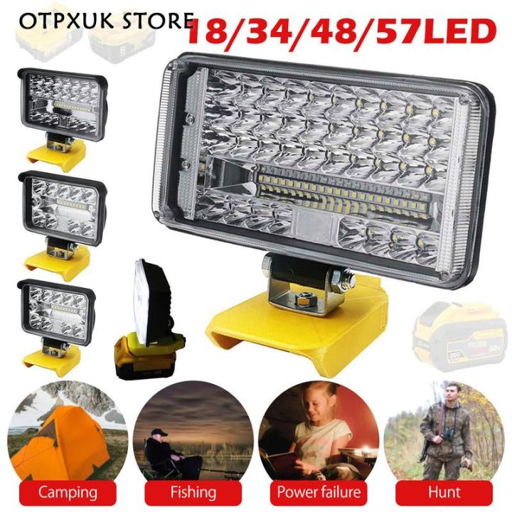 otpxuk-นำแสงทำงาน204วัตต์8600-lm-ไฟฉายแบบพกพาเข้ากันได้กับ-dewalt-xr-18โวลต์20โวลต์แบตเตอรี่ลิเธียมเว็บไซต์งานไฟฉายไร้สายนำแสงทำงาน