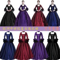 Halloween cosplay European court dress retro costume queen princess stage play