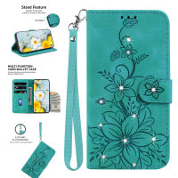 TASUDREW 5.3เคสสำหรับ Nokia โทรศัพท์ PU (6.55 ") ,กระเป๋าเงินแบบกลับด้านได้พื้นผิวเรียบง่ายซองใส่บัตรโทรศัพท์มีเชือกสีทึบลายนูน