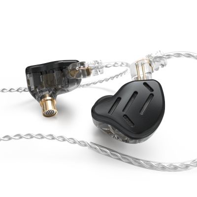 KZ ZAX หูฟังมีสายอินเอียร์สำหรับเล่นเกมแนวสปอร์ตเหล็ก16แหวนชุดรุ่นมาตรฐาน (สีดำ) [ห้างสรรพสินค้าหัวแจ็ค