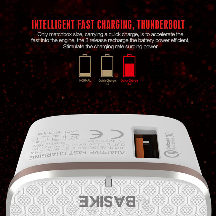 basike-หัวชาร์จเร็ว-หัวชาร์จไอโฟน-18w-หัวชาร์จ-อแดปเตอร์ไอโฟน-อะแดปเตอร์-iphone-fast-charger-อแดปเตอร์-for-iphone-huawei-xiaomi-samsung