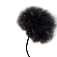 【Big-Sales】 vvigft Lavalier ไมโครโฟน Furry กระจกสำหรับกระจกหน้ารถ Wind Muff Soft สำหรับ RODE Lapel Lavalier Mic 5Mm