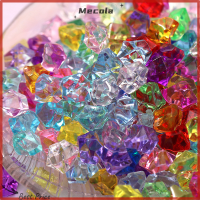 Mecola ลูกบาศก์น้ำแข็งสีสดใสแบบสุ่ม20ชิ้น,เซลแฟลชเซลของเล่นเด็กคริสตัลเพชรผิดปกติหินตกแต่งตกแต่งแฮนด์เมด DIY