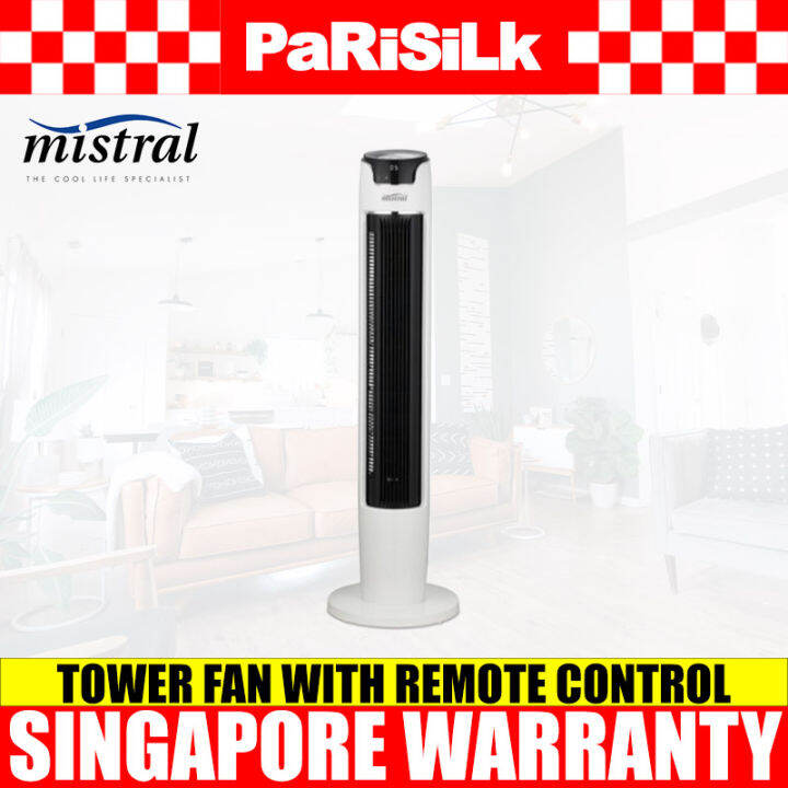 Mistral MFD4880R Tower Fan with Remote Control Lazada Singapore