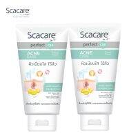 Scacare สกาแคร์ โฟมล้างหน้า เพอร์เฟ็คท์ แอคเน่ แคร์ เฟเชียลโฟม 100 ก. x2 FACIAL FOAM เพื่อผิวเนียนใส ไร้สิว